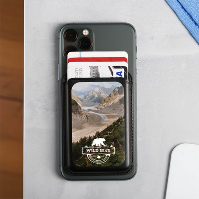custom branded magsafe phone wallets