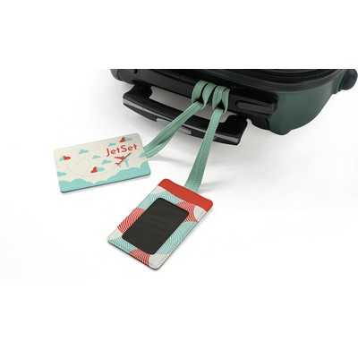 customized full color luggage tags