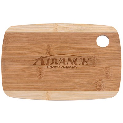 small bamboo cutting board with custom logo